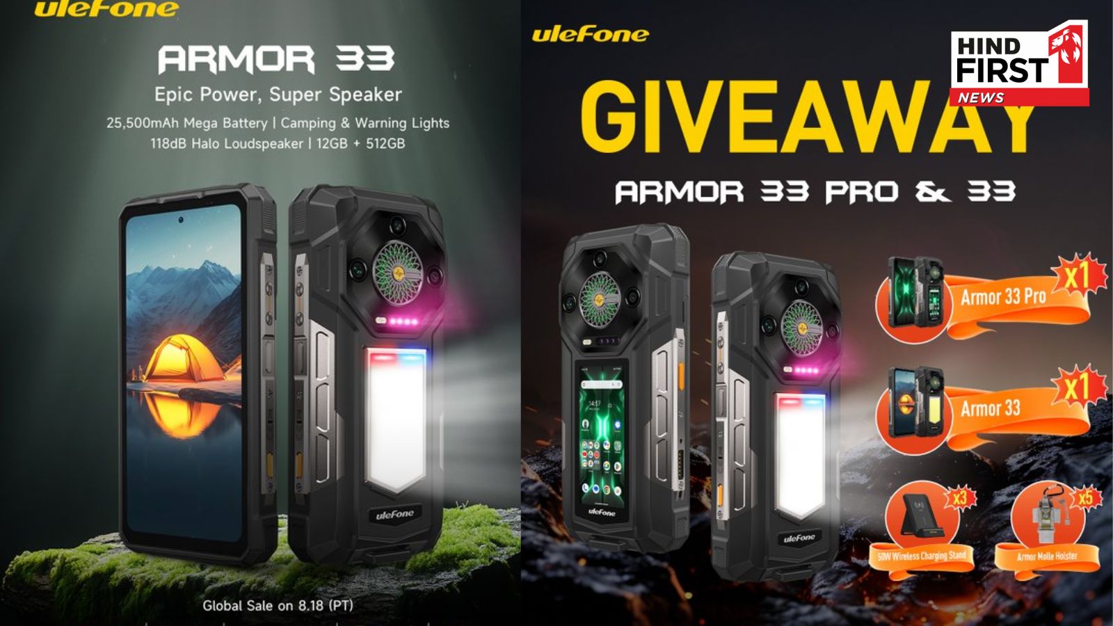 Ulefone Mobile : दमदार 22,500mAh बैटरी वाले दो शानदार स्मार्ट फोन लॉन्च! जानें चौंका देने वाले फीचर्स