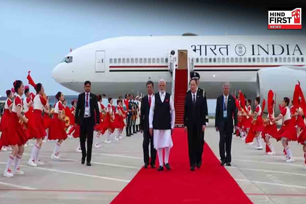 पीएम मोदी का 7 साल बाद चीन दौरा, स्वागत में बिछाया रेड कार्पेट
