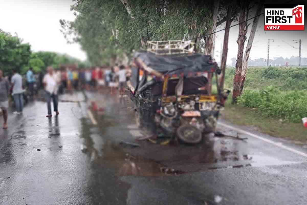 पटना: सड़क पर काल बनकर दौड़ा ट्रक, ऑटो को मारी टक्कर, 8 लोगों की मौत