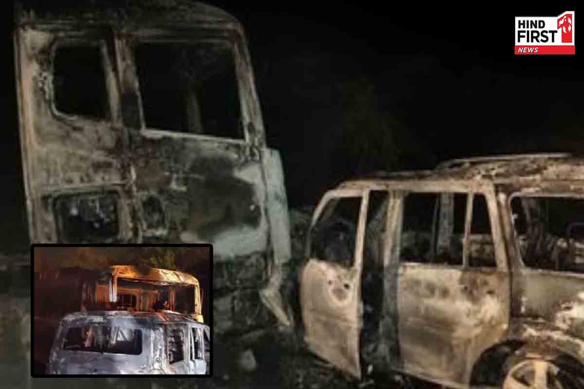 राजस्थान: बालोतरा में ट्रेलर-स्कॉर्पियो की भीषण टक्कर, 4 लोगों की जिंदा जलकर मौत