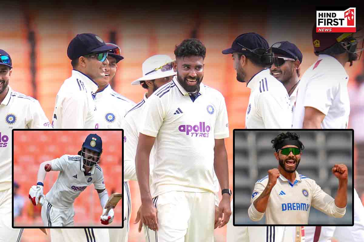 भारत ने वेस्टइंडीज को पारी और 140 रन से हराया, जडेजा बने जीत के हीरो